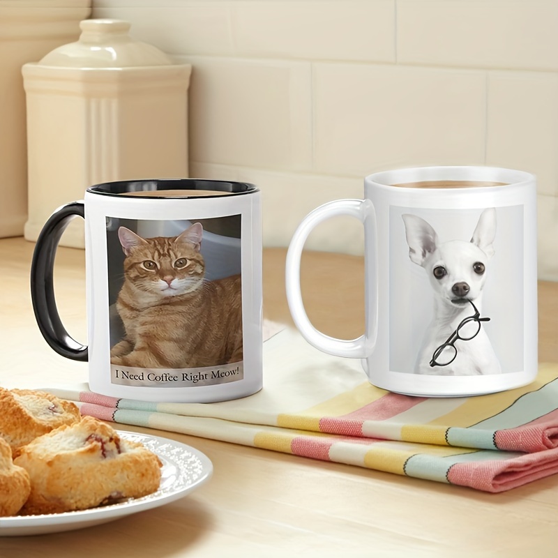 Custom Photo & Text/Logo Mug - - Coffee Tea Name review and price