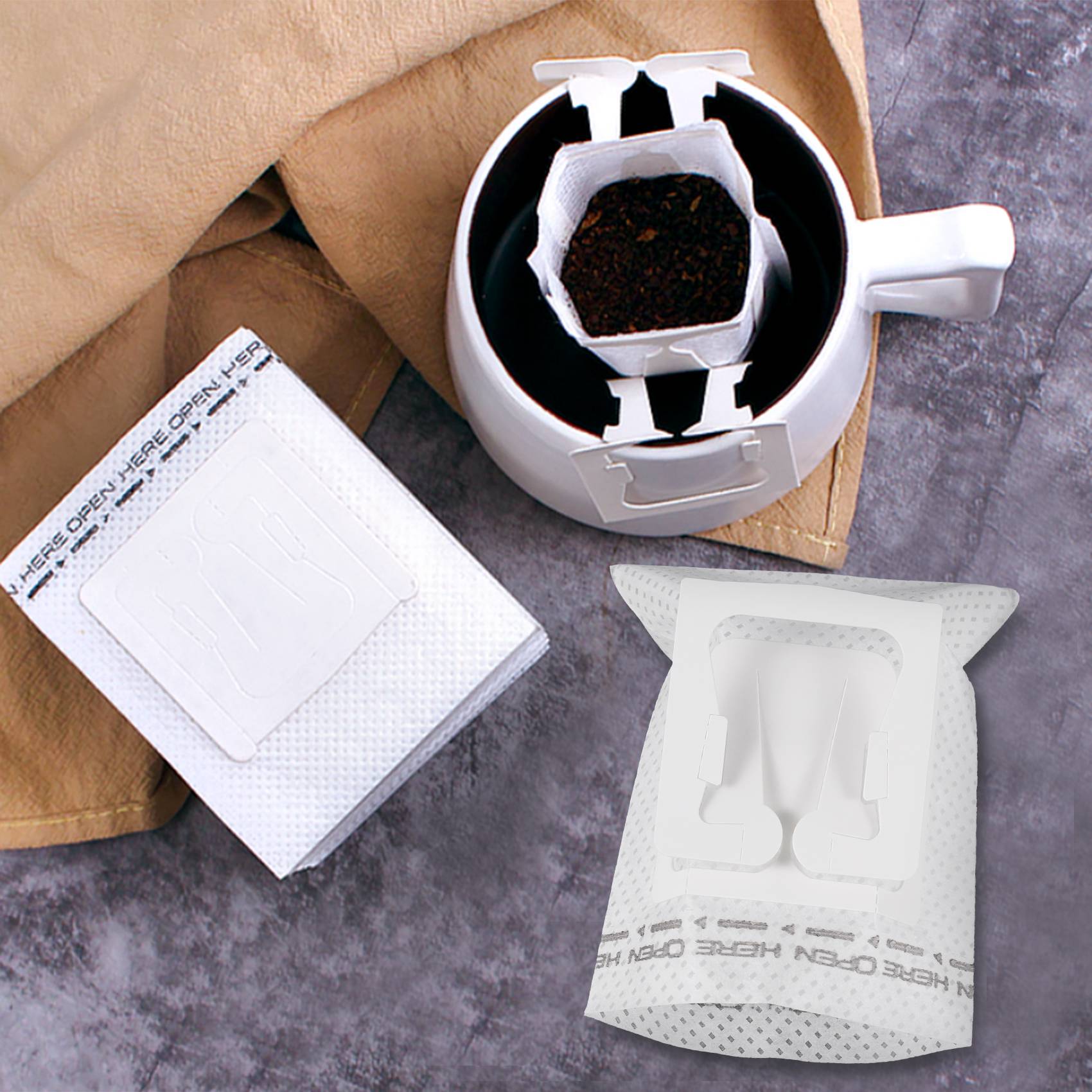 50Pcs / Pack Drip Coffee Filte - Coffee Tea & Espresso Appliances review and price