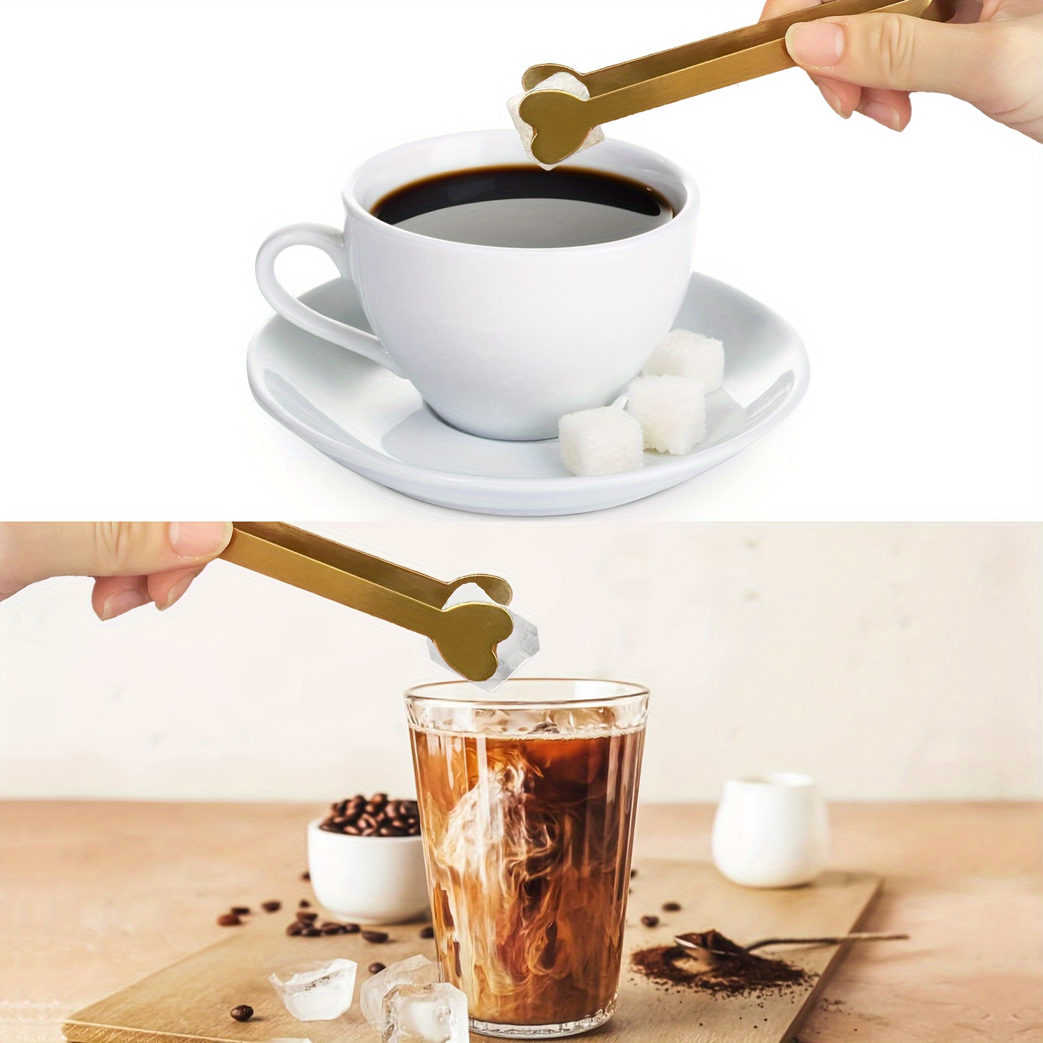 5pcs Stainless Steel Heart-Sha - Coffee Tea Sugar review and price