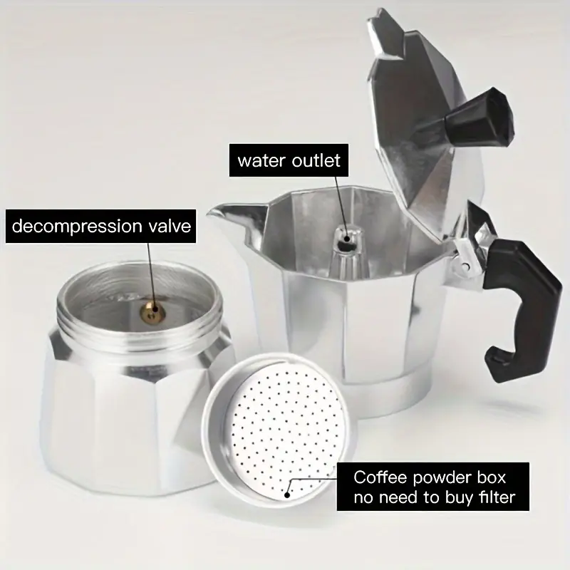 Classic Aluminum Moka Pot 50-3 - Moka Pot Stove review and price
