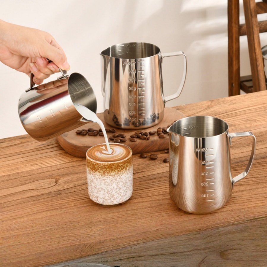 Milk Frothing Pitcher Espresso - Barista Milk Jug review and price