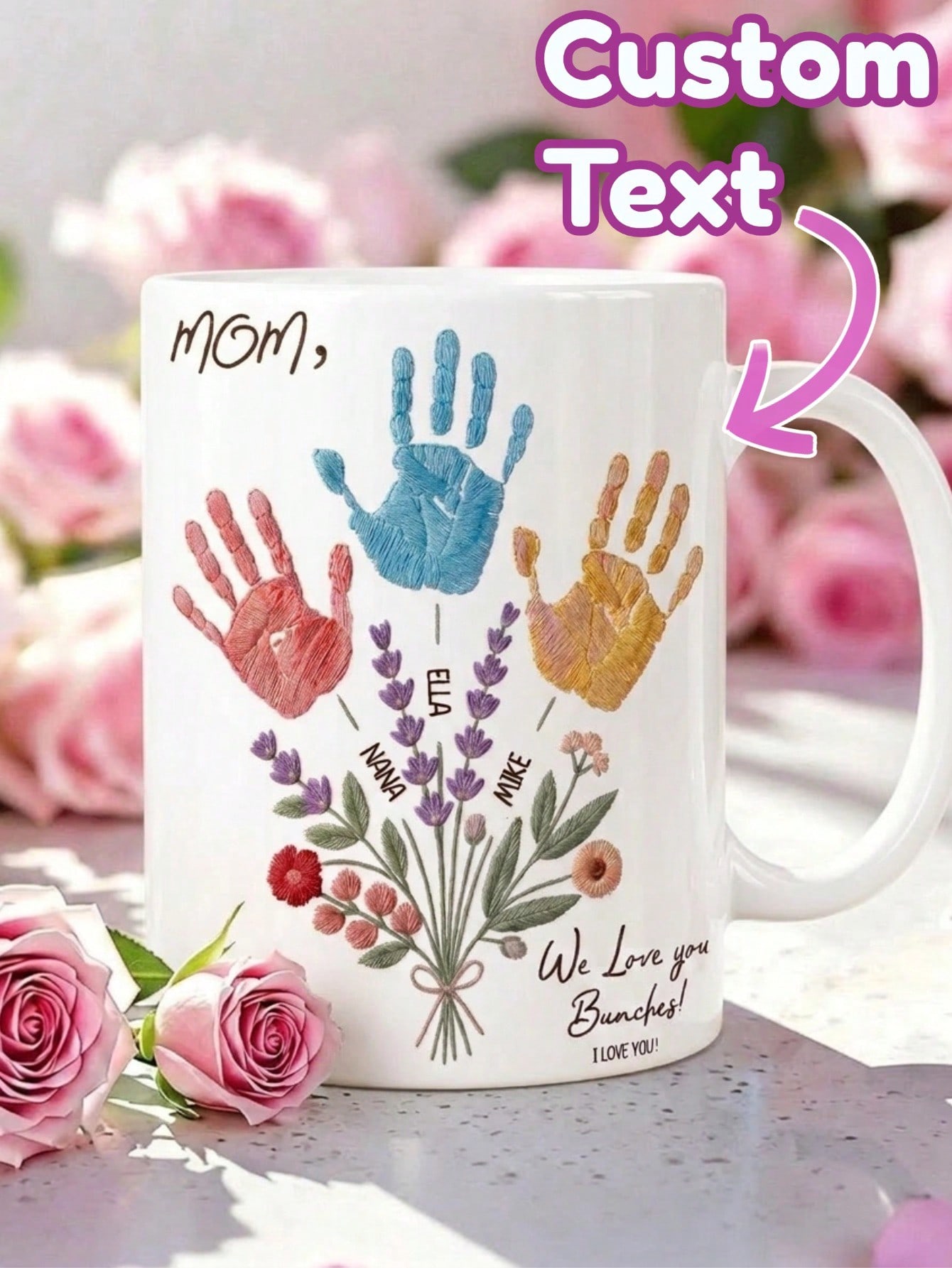 1 Set Custom Text Name Mug Han - Coffee Tea Name review and price