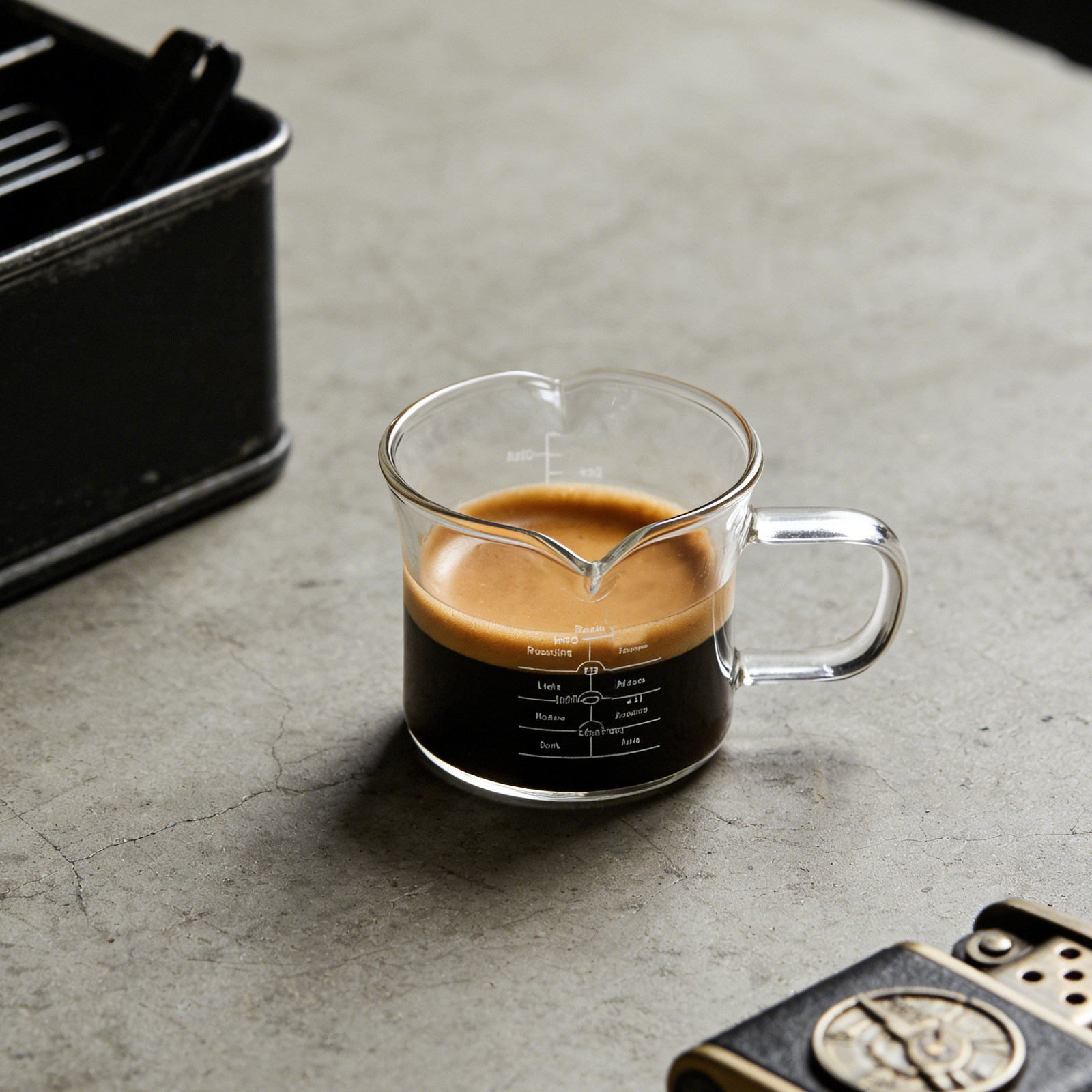 Double Spout Glass Measuring C - Coffee Tea With Milk review and price