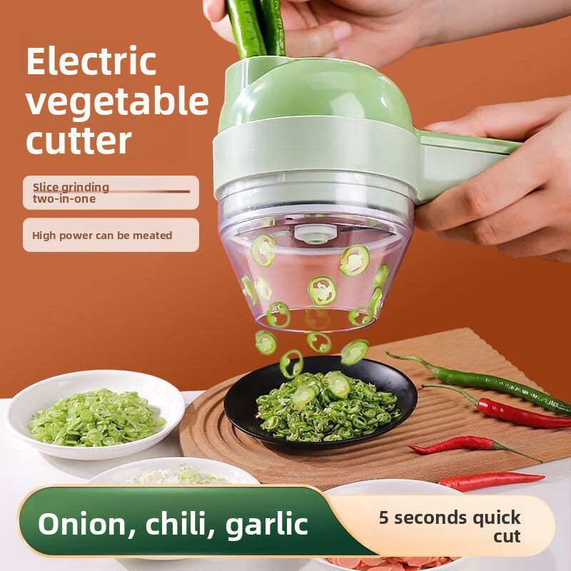 4In1 Electric Vegetable Cutter - Burr Hand Grinder review and price