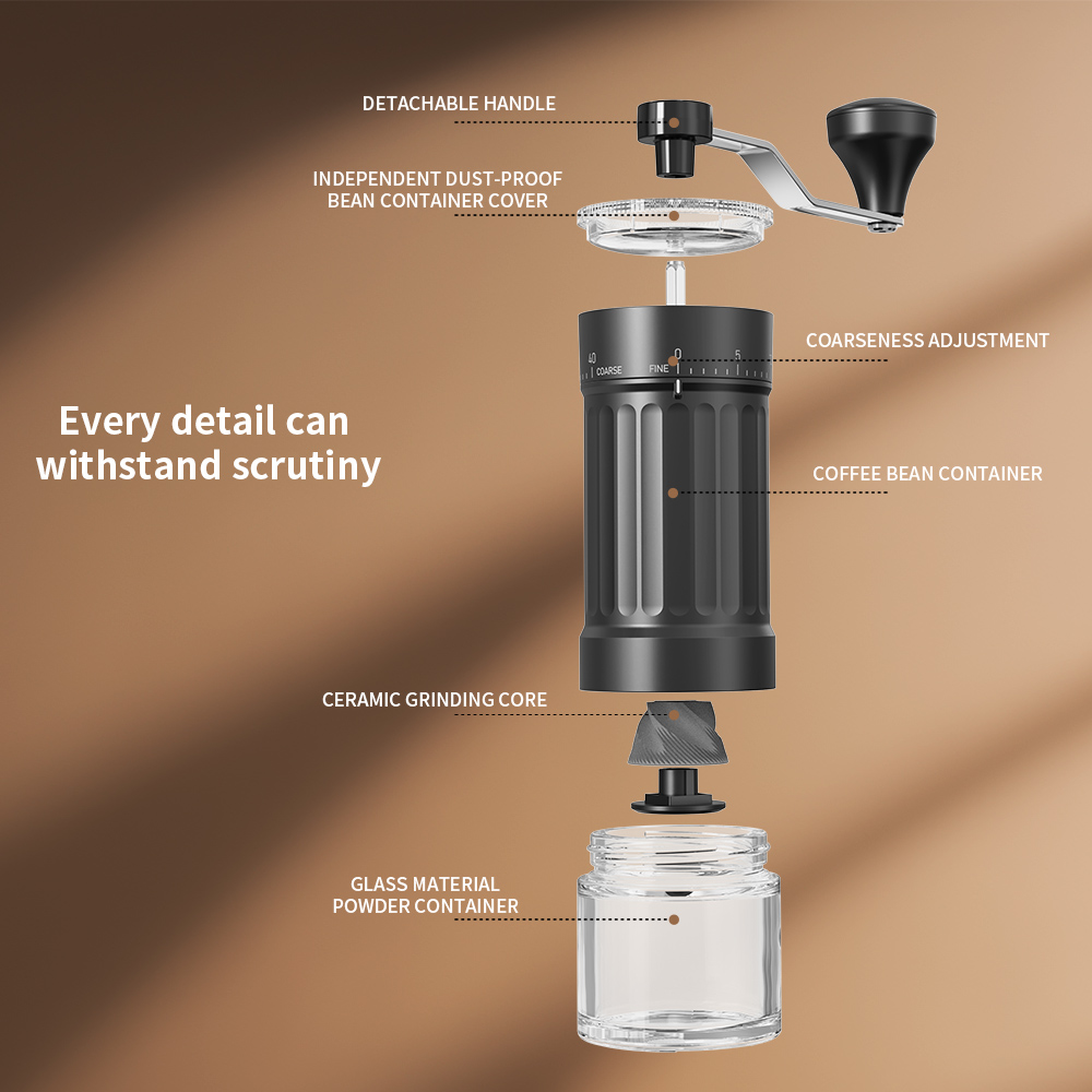 External Adjustable Conical Bu - Burr Hand Grinder review and price